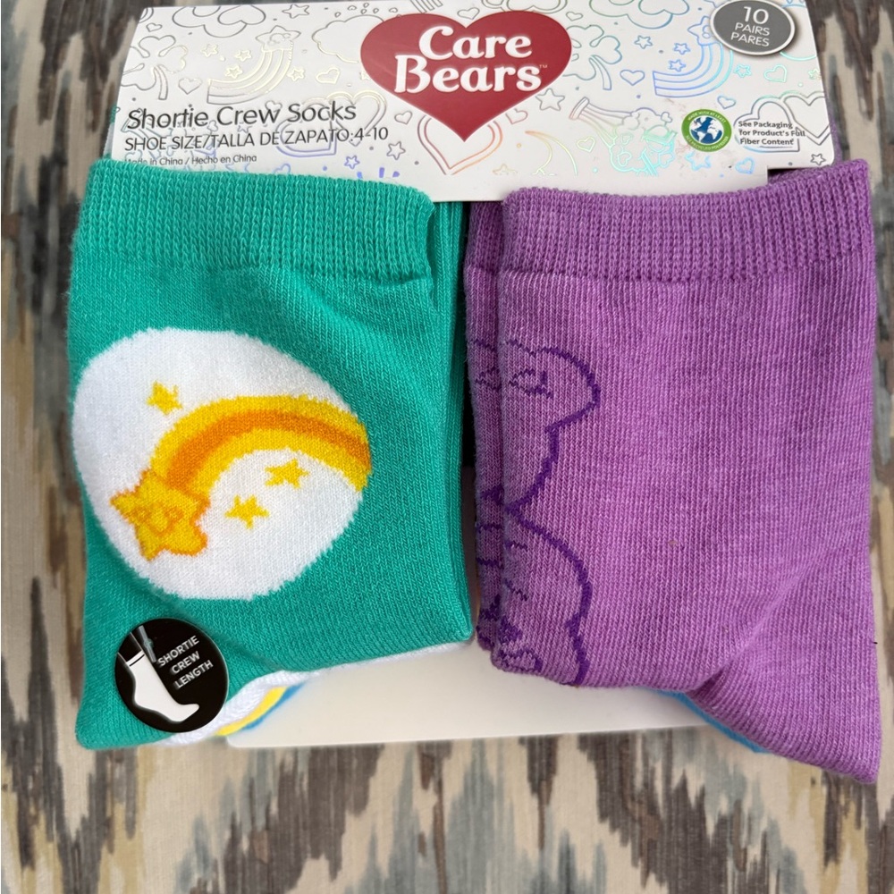 Care Bears Ladies Socks - 10 pack